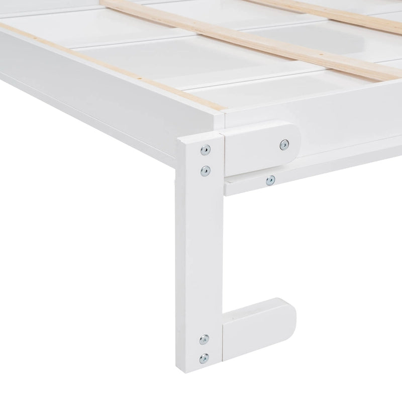 Murphy-Bett in Queen-Size mit Regalen