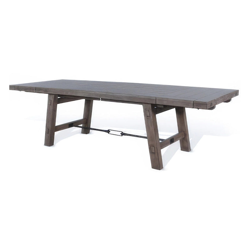 Ausziehbarer Esstisch, helles Mahagoni, 76-106 Inch