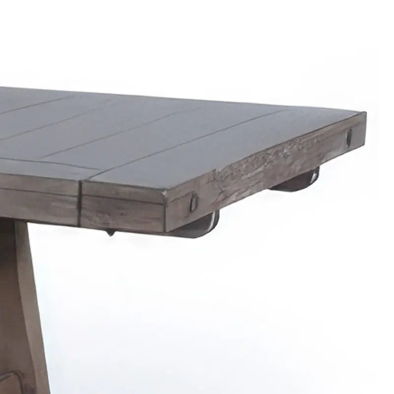 Ausziehbarer Esstisch, helles Mahagoni, 76-106 Inch