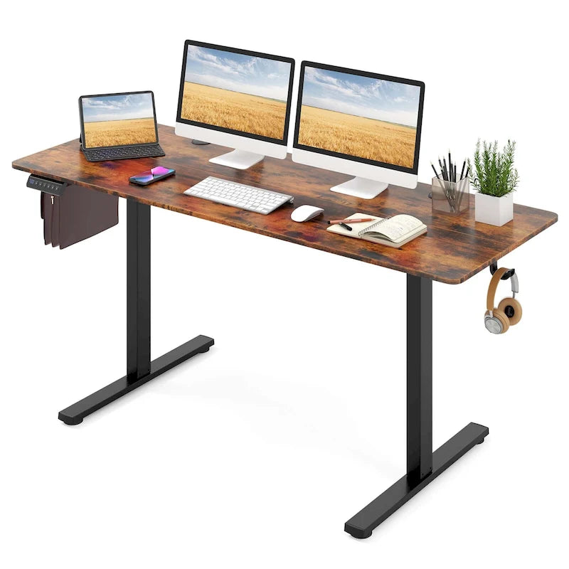 63" x 24" Electric Height Adjustable Sit-Stand Desk