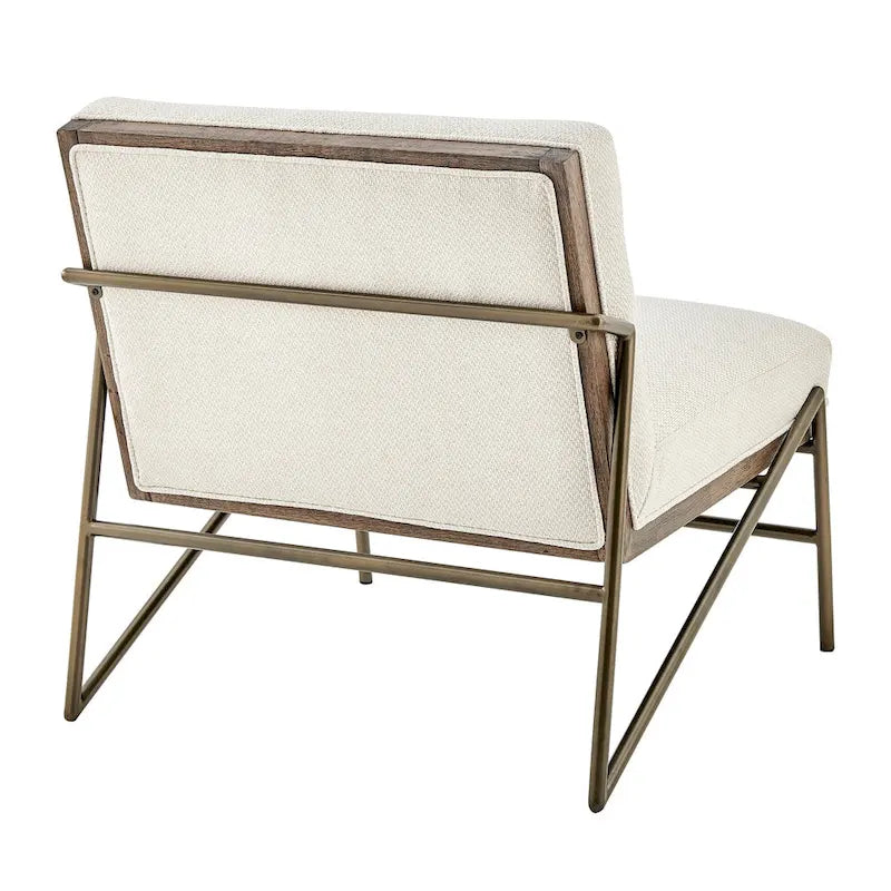 Fabric Slipper Accent Chair