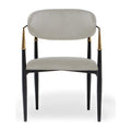 Gold Stainless Steel Velvet Dining Chair
