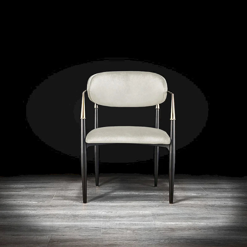 Gold Stainless Steel Velvet Dining Chair