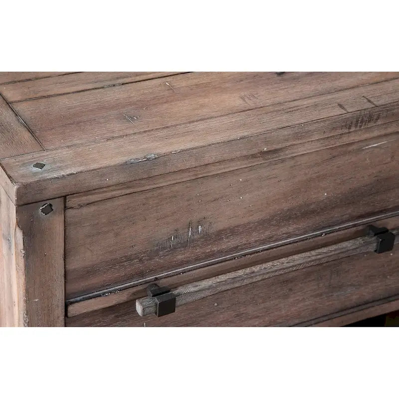 7-Drawer Dresser with Rustic Industrial Style