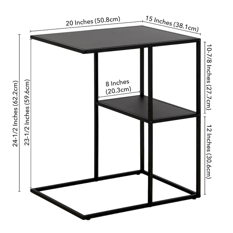 20" Wide Rectangular Side Table