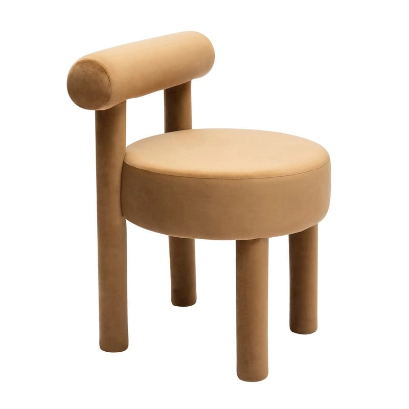 Verspiegelter Couchtisch in Champagnergold