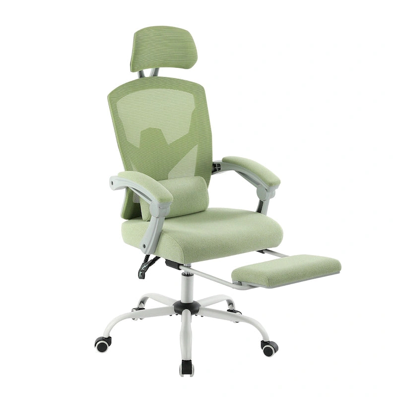 Ergonomischer Bürostuhl mit hoher Netzrückenlehne und Lendenstütze
